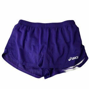 Asics Running Athletic Shorts Purple Women's S